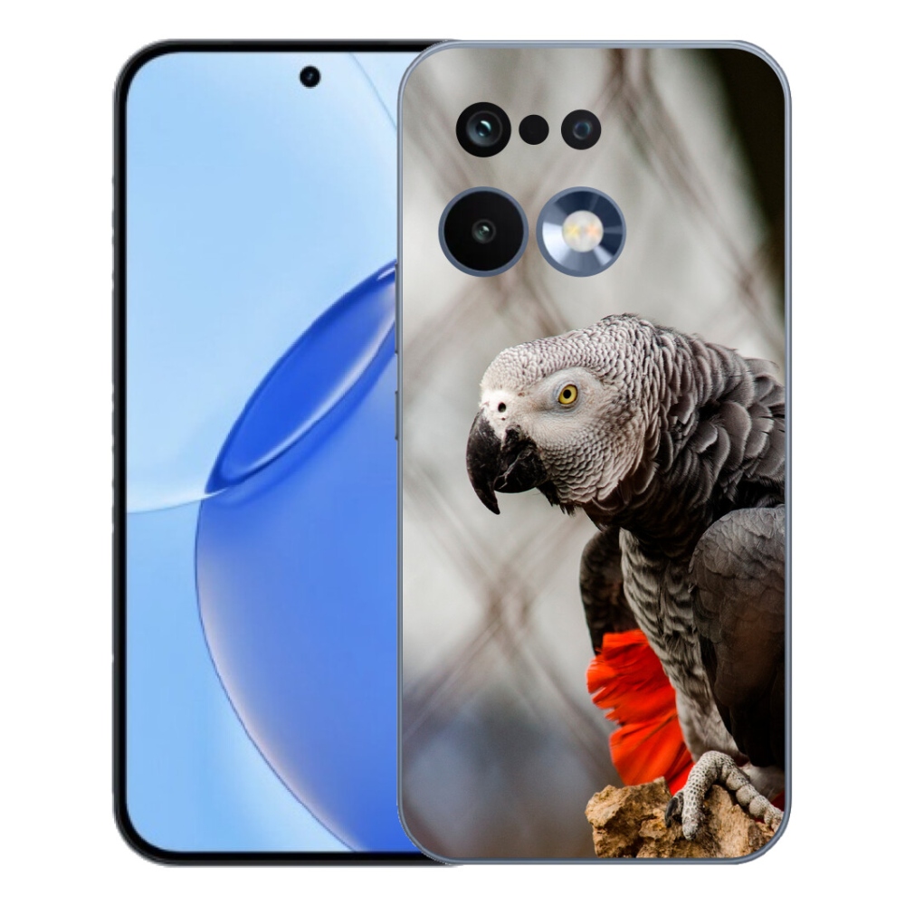 Gélový kryt mmCase na Realme 16 Pro - papagáj žako 3
