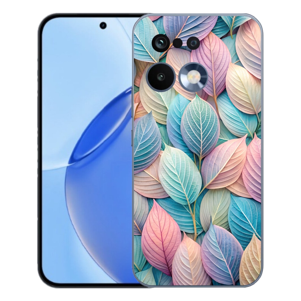 Gélový kryt mmCase na Realme 16 Pro - pastelové listy