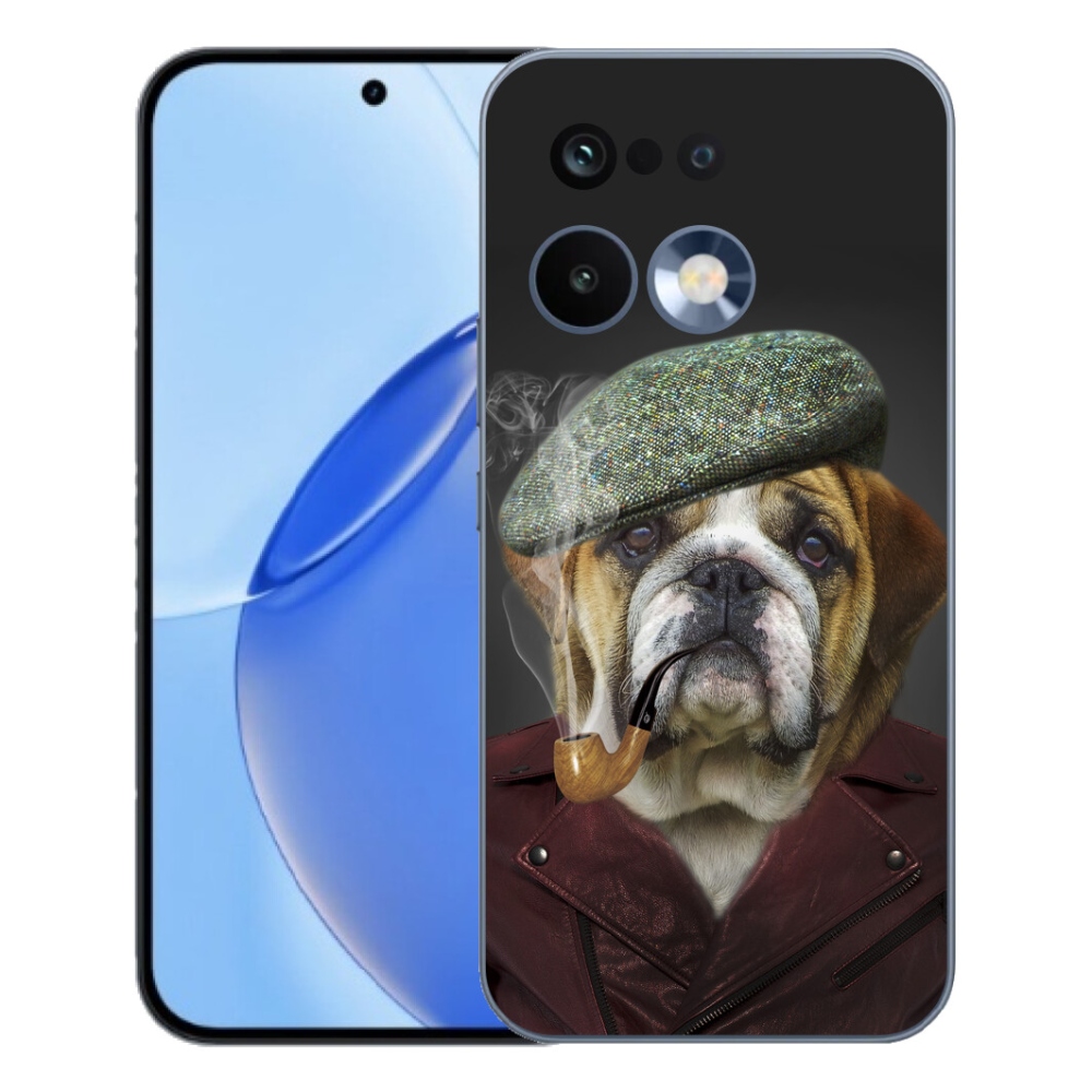 Gélový kryt mmCase na Realme 16 Pro - pes s fajkou