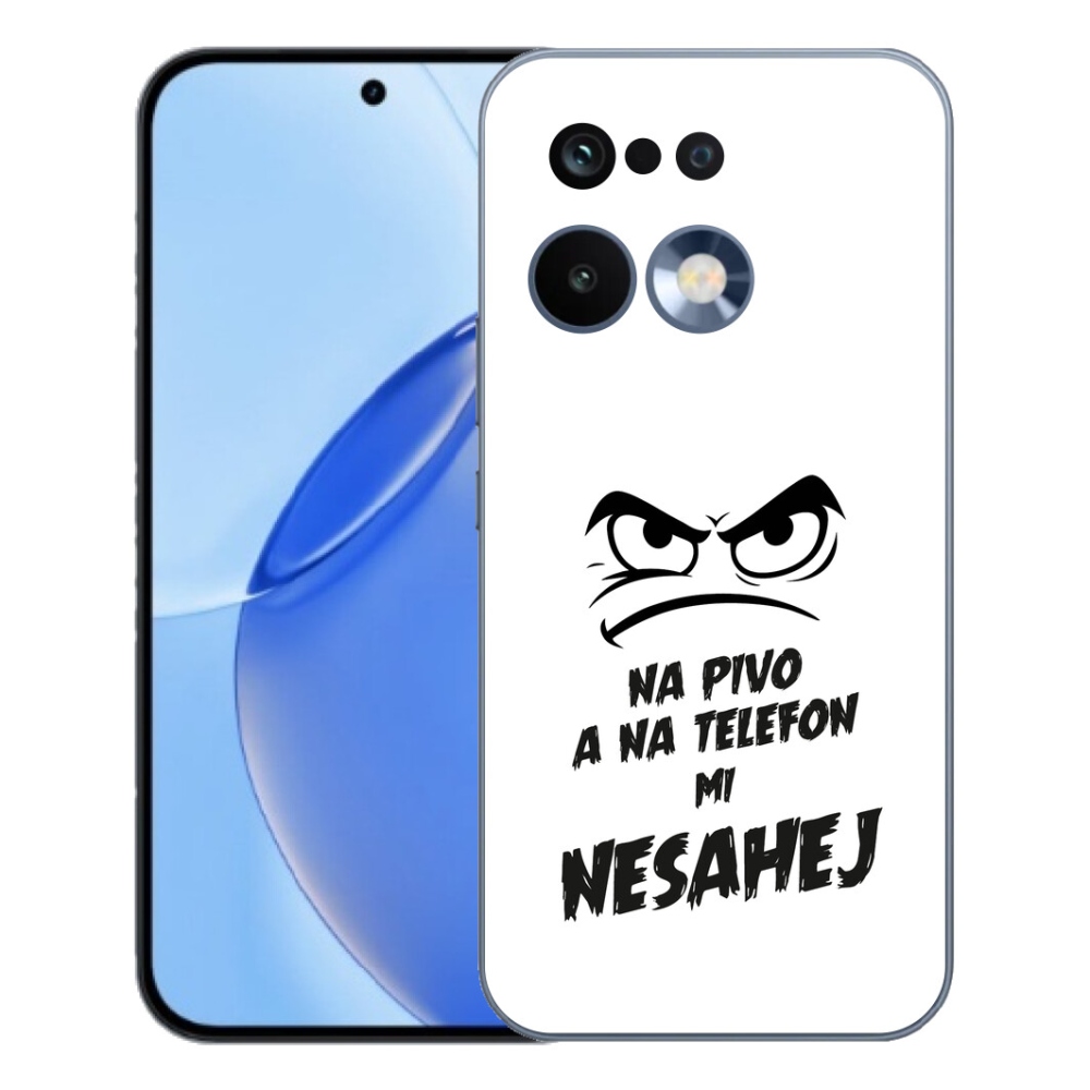 Gélový kryt mmCase na Realme 16 Pro - pivný motív 2 biele pozadie