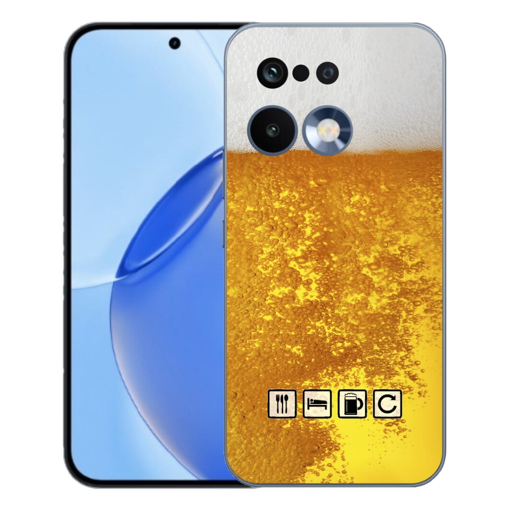 Gélový kryt mmCase na Realme 16 Pro - pivný motív 3