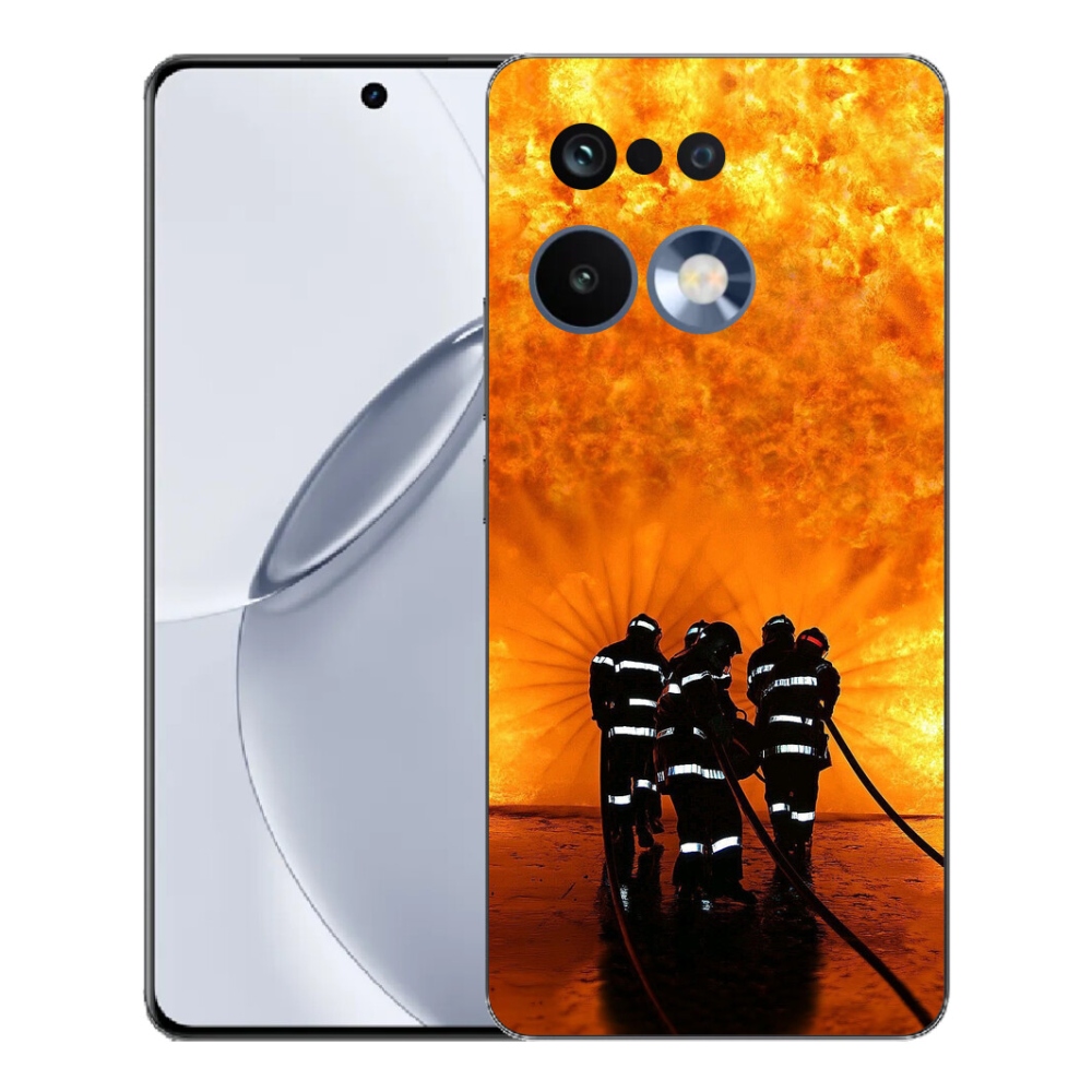 Gélový kryt mmCase na Realme 16 Pro+ - požiar