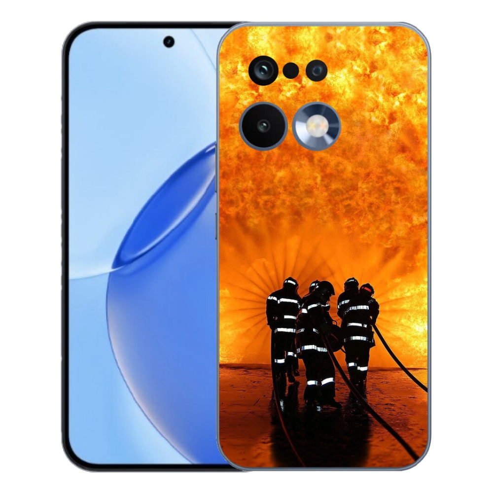 Gélový kryt mmCase na Realme 16 Pro - požiar