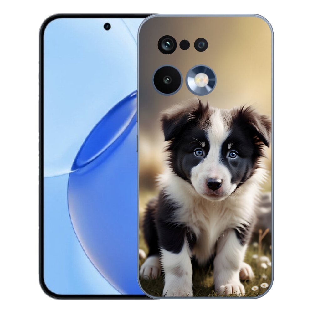 Gélový kryt mmCase na Realme 16 Pro - roztomilá border kólia