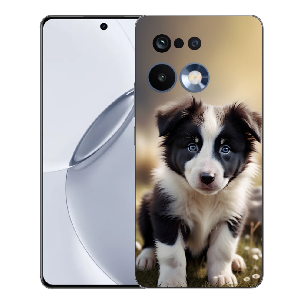 Gélový kryt mmCase na Realme 16 Pro+ - roztomilá border kólia