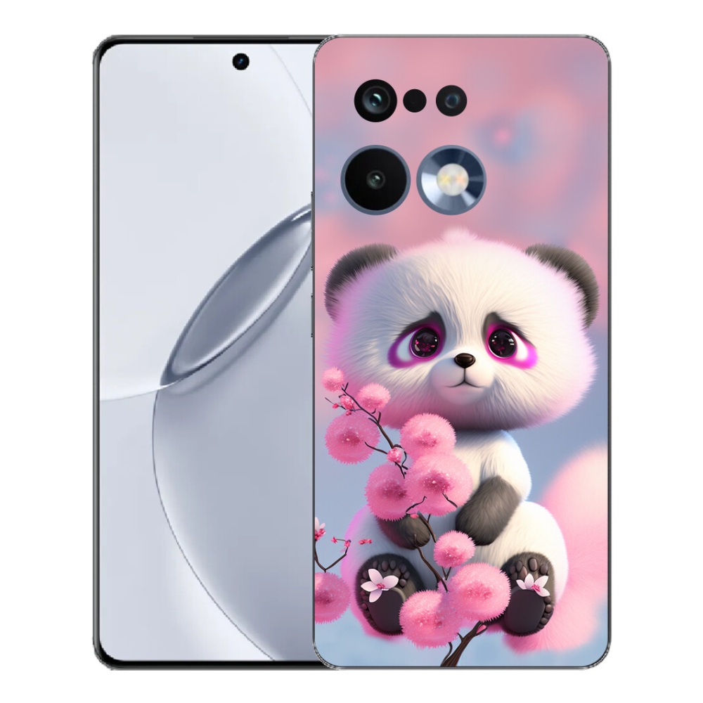 Gélový kryt mmCase na Realme 16 Pro+ - roztomilá panda 1
