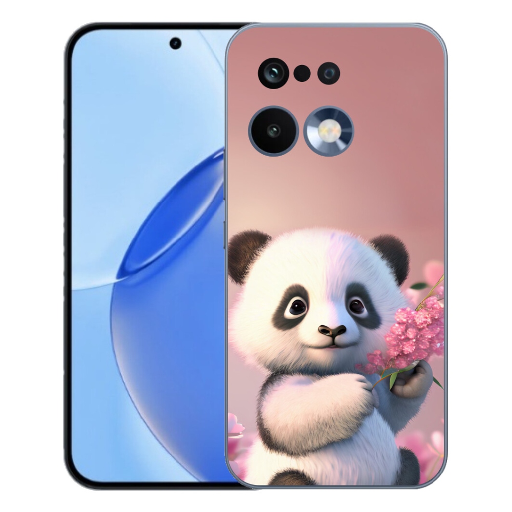 Gélový kryt mmCase na Realme 16 Pro - roztomilá panda
