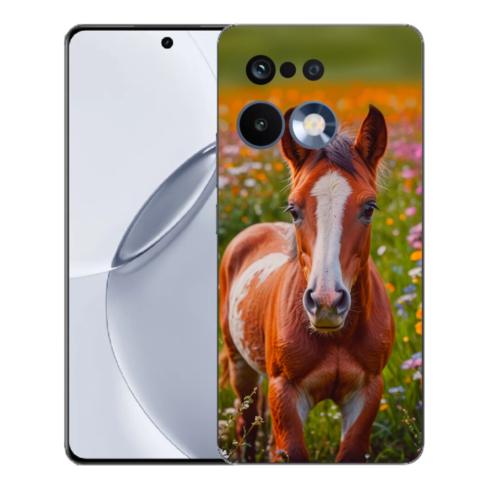 Gélový kryt mmCase na Realme 16 Pro+ - roztomilé žriebä