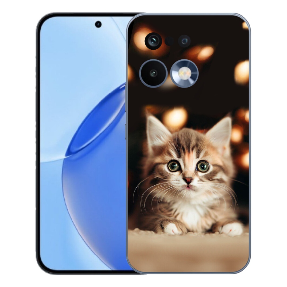 Gélový kryt mmCase na Realme 16 Pro - roztomilé mačiatko 2