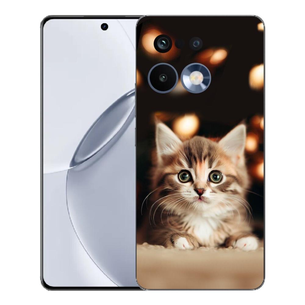 Gélový kryt mmCase na Realme 16 Pro+ - roztomilé mačiatko 2