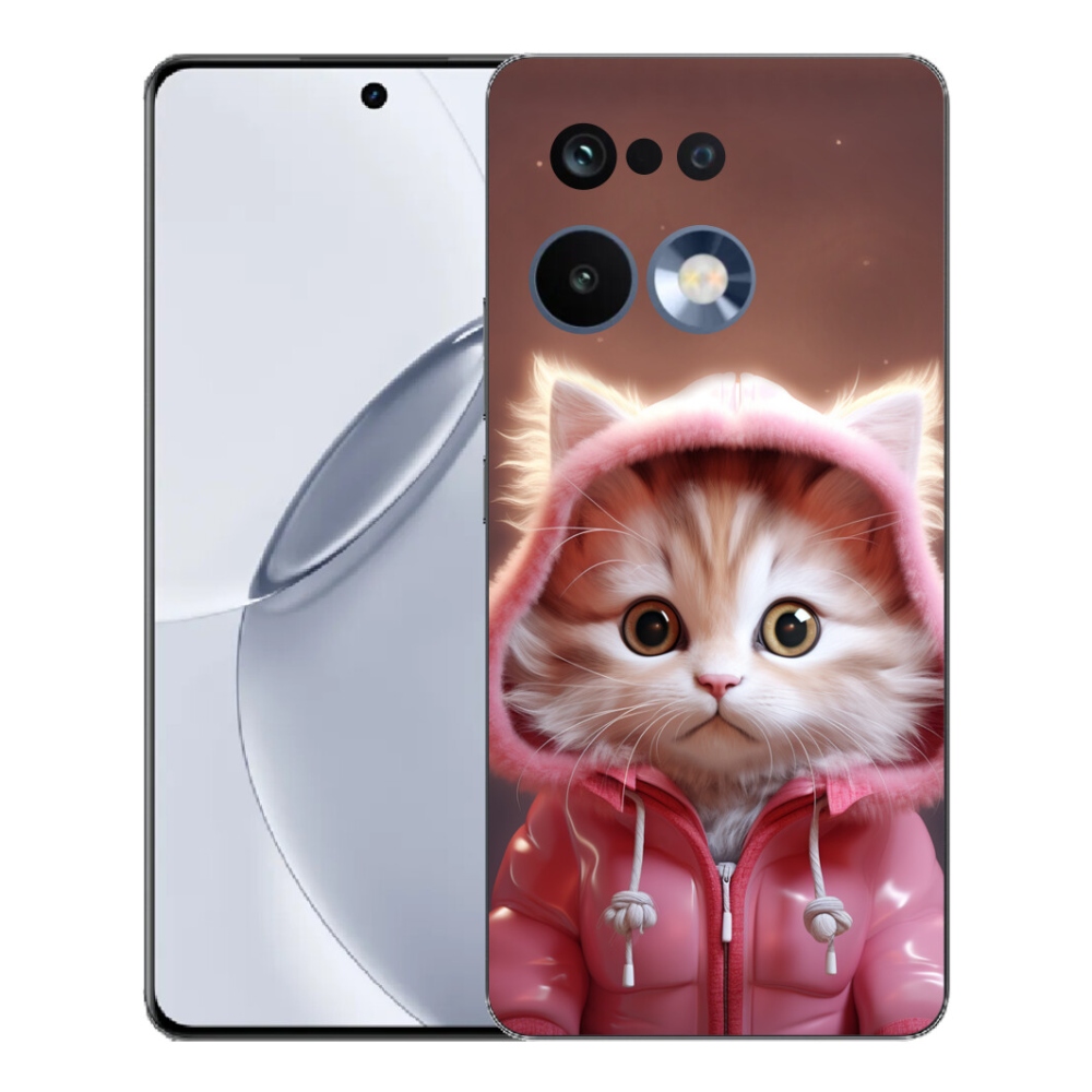 Gélový kryt mmCase na Realme 16 Pro+ - roztomilé mačiatko 3