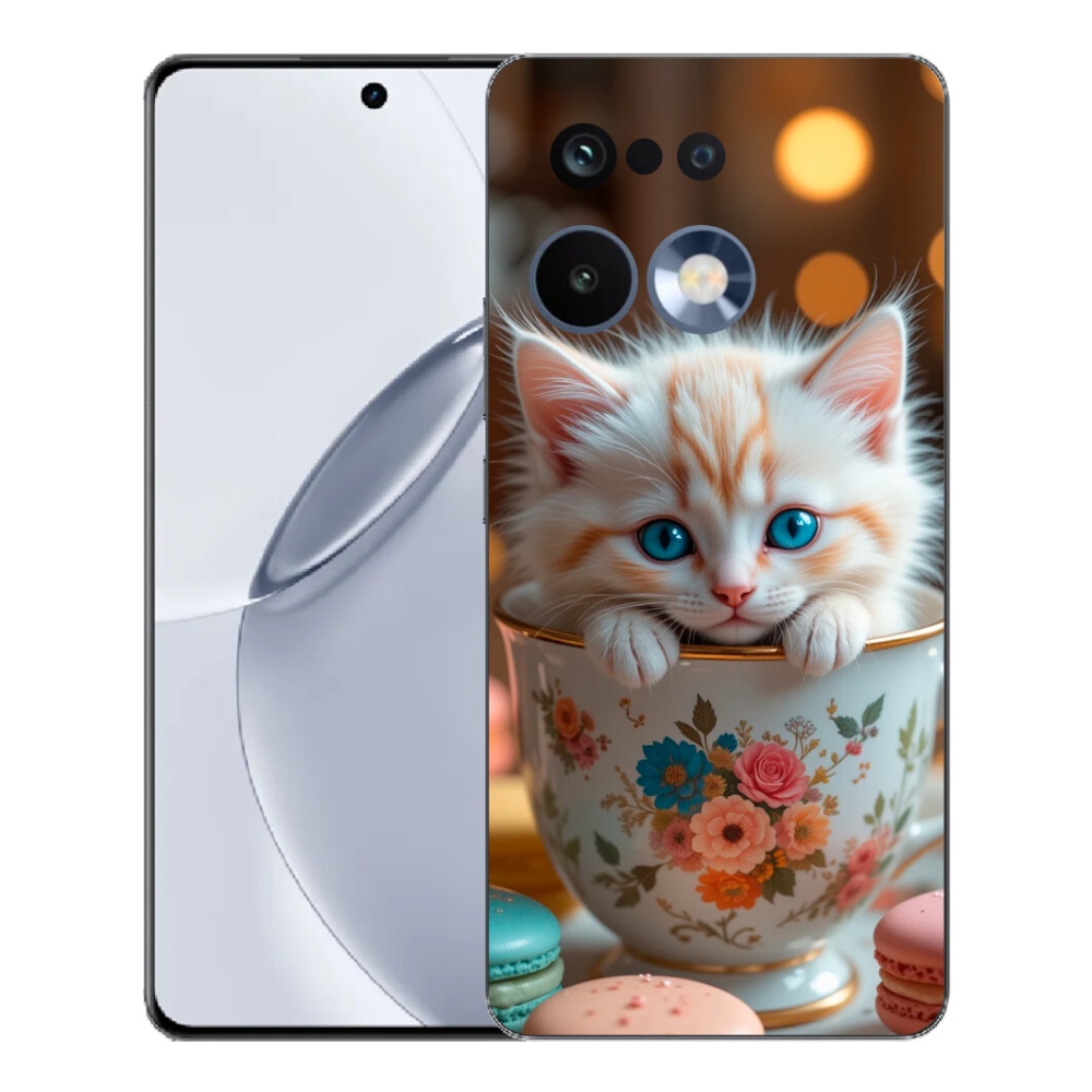 Gélový kryt mmCase na Realme 16 Pro+ - roztomilé mačiatko 6