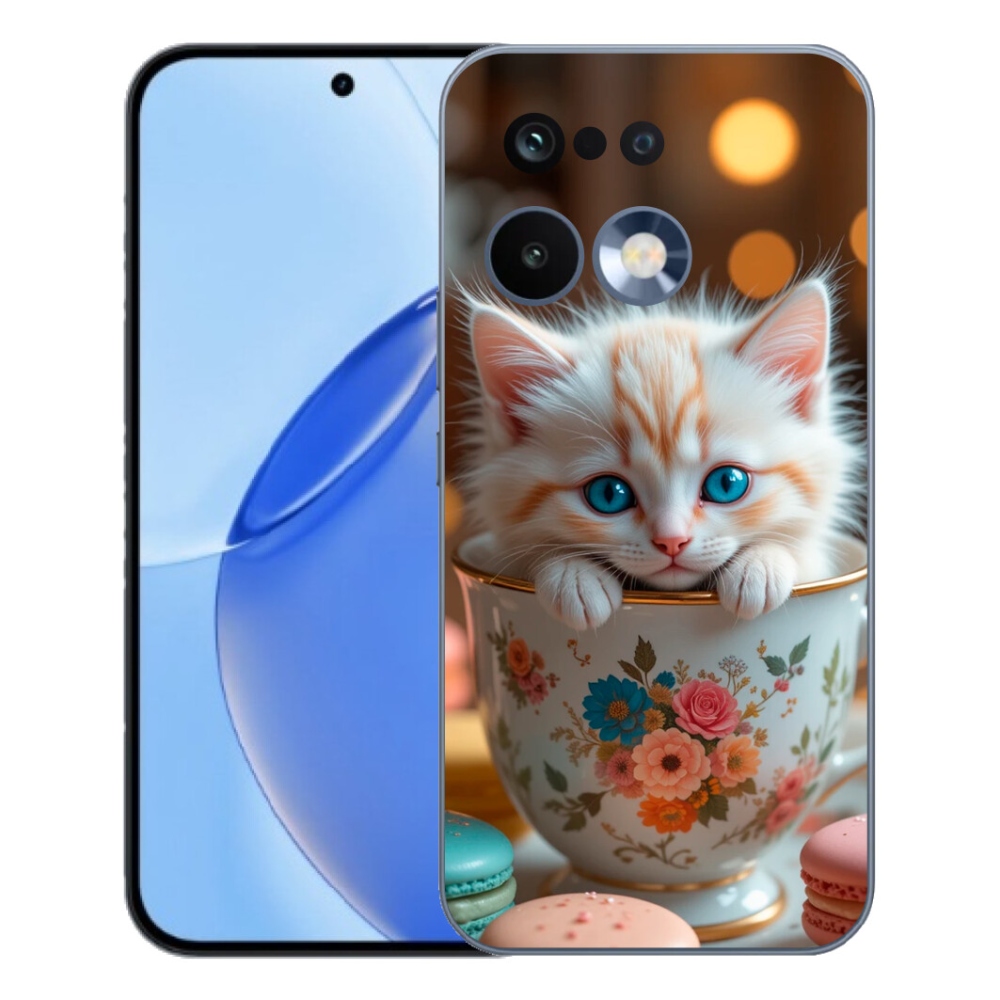 Gélový kryt mmCase na Realme 16 Pro - roztomilé mačiatko 6