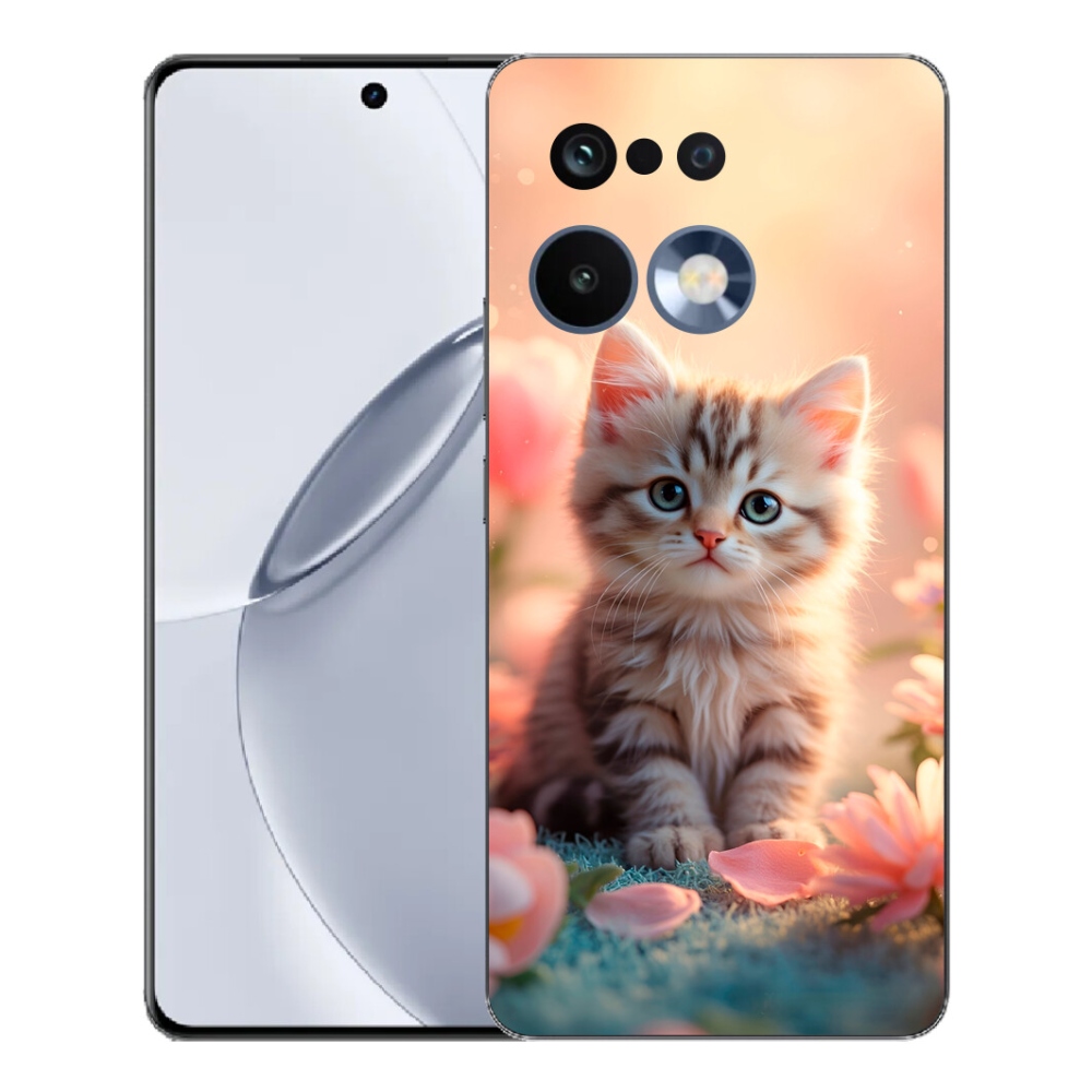Gélový kryt mmCase na Realme 16 Pro+ - roztomilé mačiatko 8