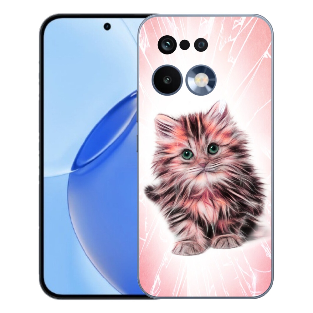 Gélový kryt mmCase na Realme 16 Pro - roztomilé mačiatko