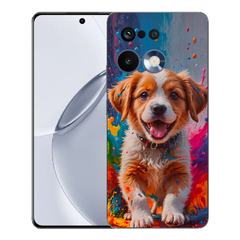 Gélový kryt mmCase na Realme 16 Pro+ - roztomilé šteňa 3