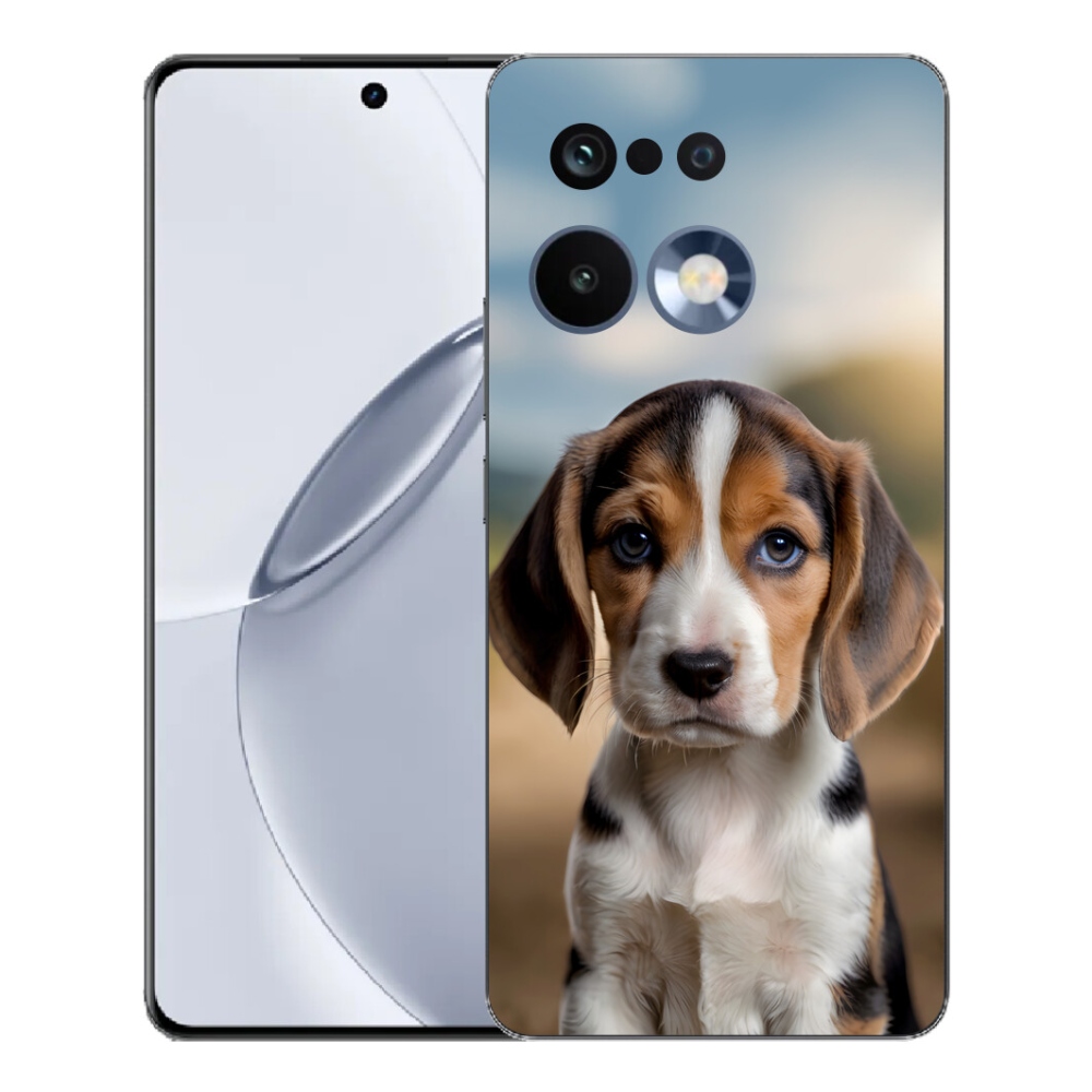 Gélový kryt mmCase na Realme 16 Pro+ - roztomilý bígl