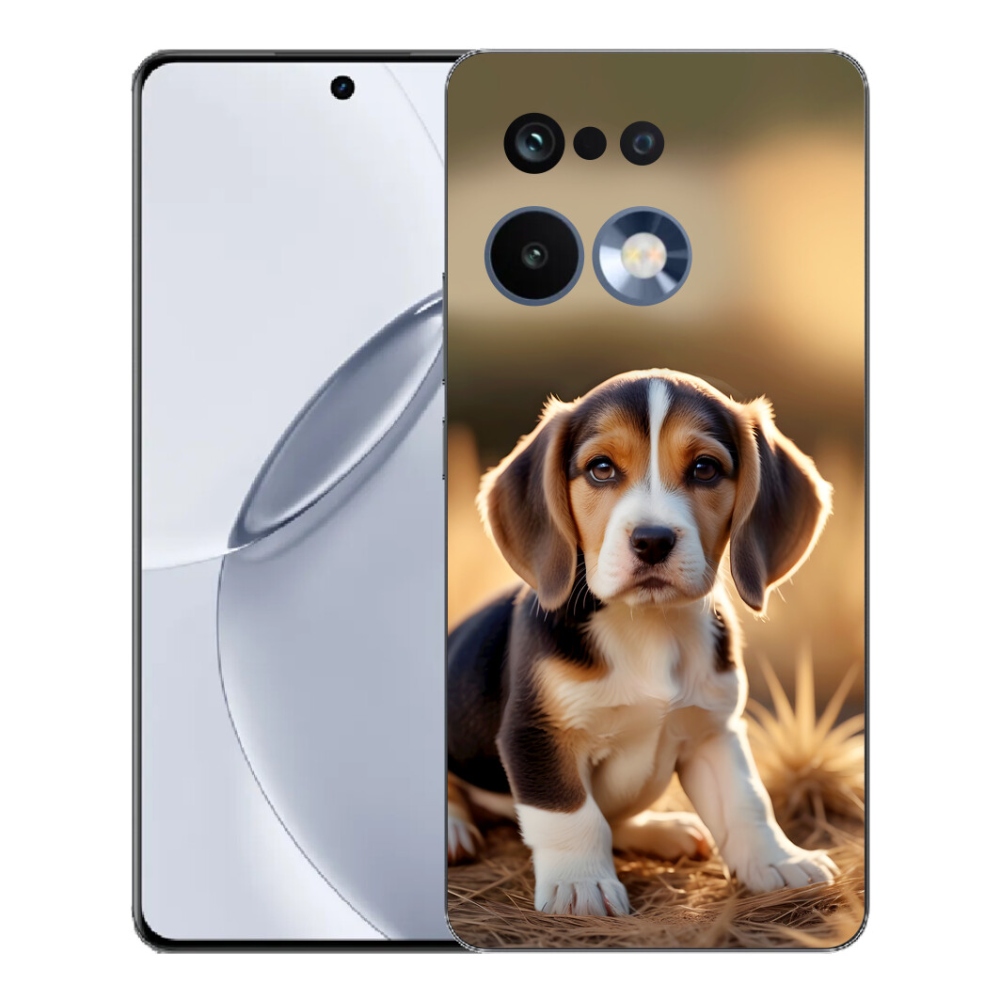 Gélový kryt mmCase na Realme 16 Pro+ - roztomilý bígl