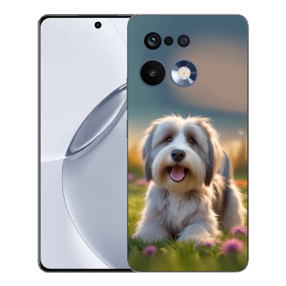 Gélový kryt mmCase na Realme 16 Pro+ - roztomilý havanský psík