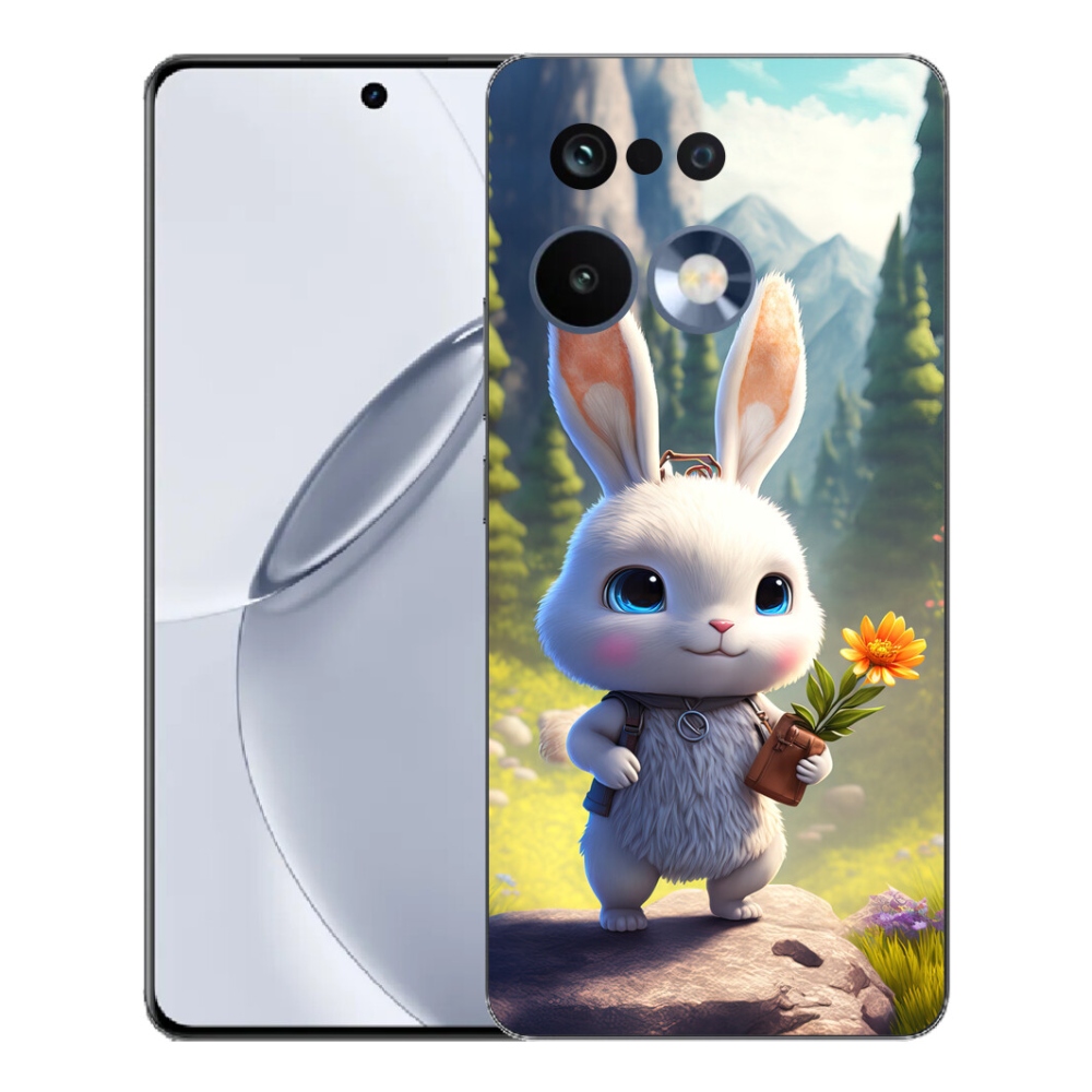 Gélový kryt mmCase na Realme 16 Pro+ - roztomilý zajačik
