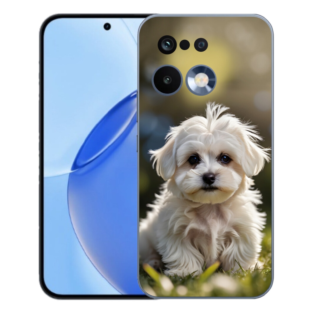 Gélový kryt mmCase na Realme 16 Pro - roztomilý maltézsky psík