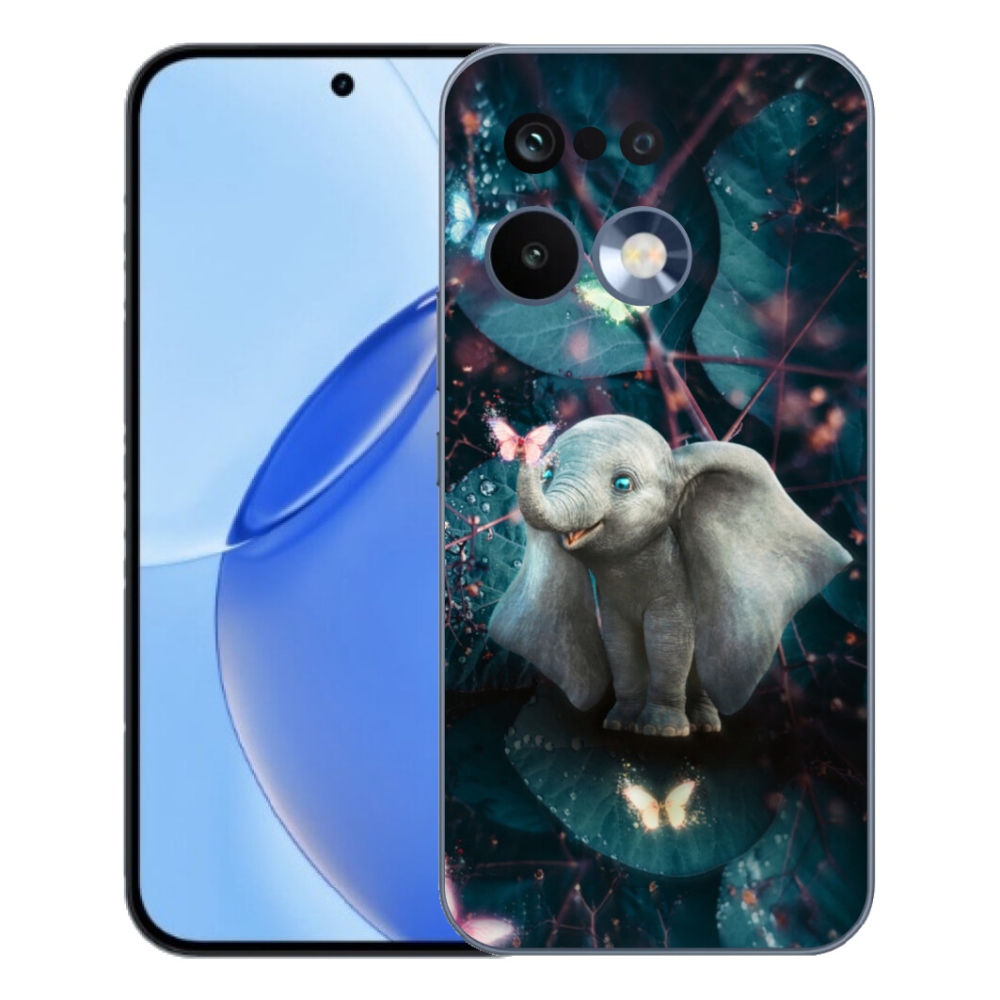 Gélový kryt mmCase na Realme 16 Pro - roztomilý slon