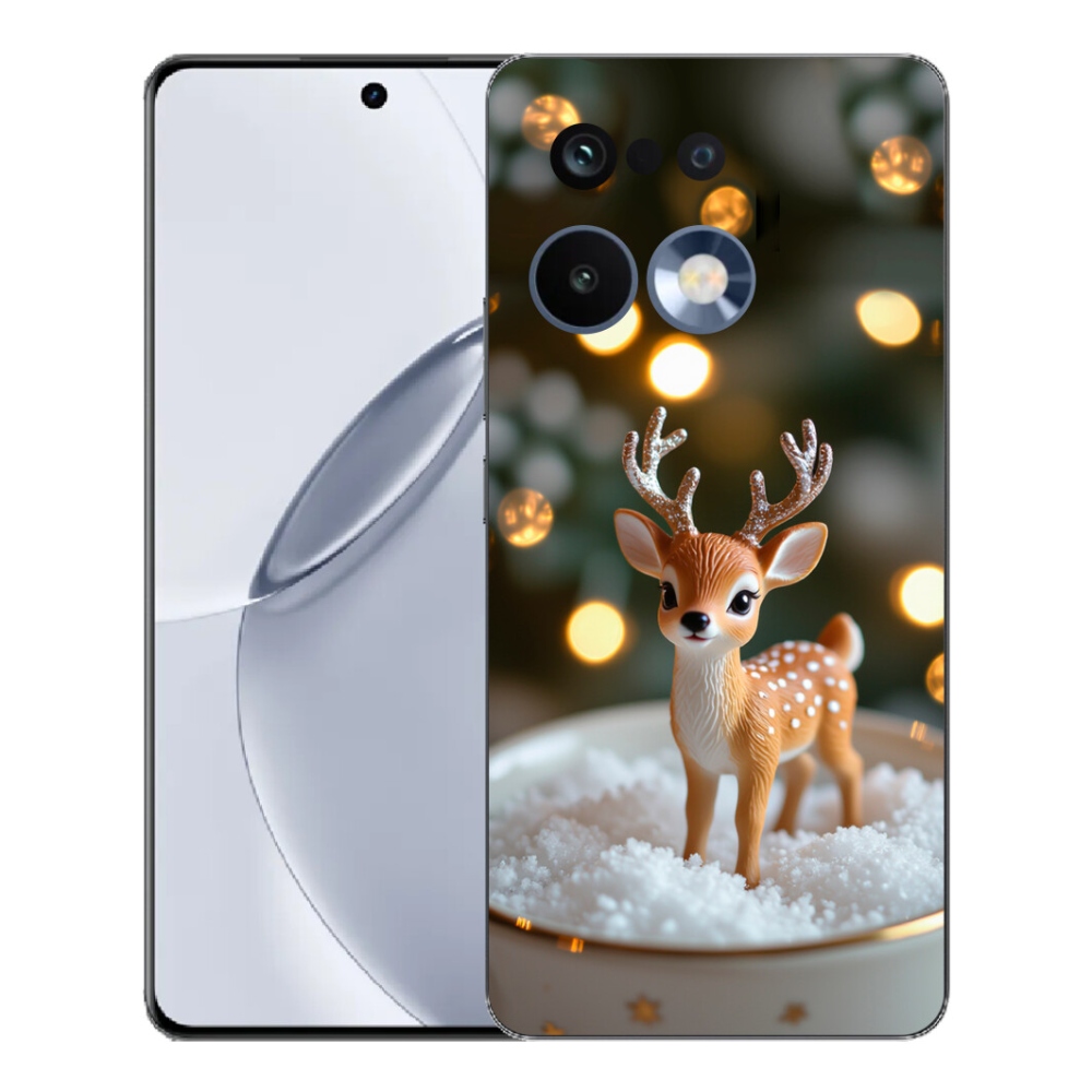 Gélový kryt mmCase na Realme 16 Pro+ - roztomilý vianočný jeleň