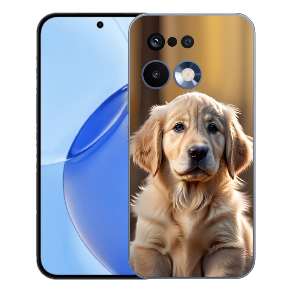 Gélový kryt mmCase na Realme 16 Pro - roztomilý zlatý retriever