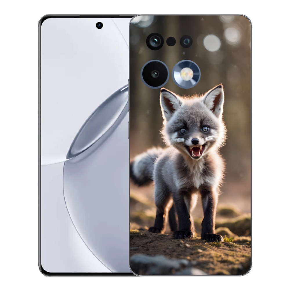 Gélový kryt mmCase na Realme 16 Pro+ - rozzúrená líška