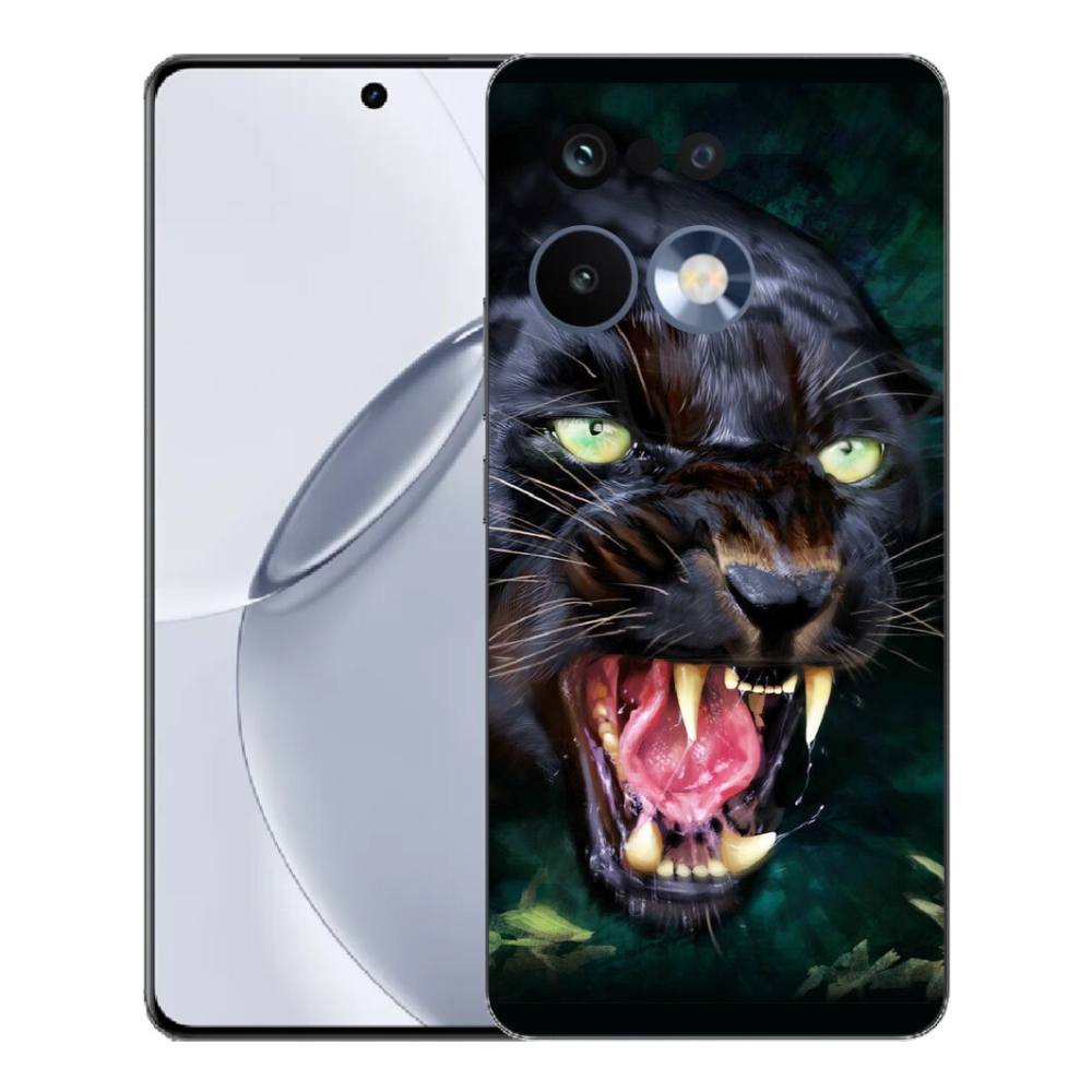 Gélový kryt mmCase na Realme 16 Pro+ - rozzúrený čierny panter