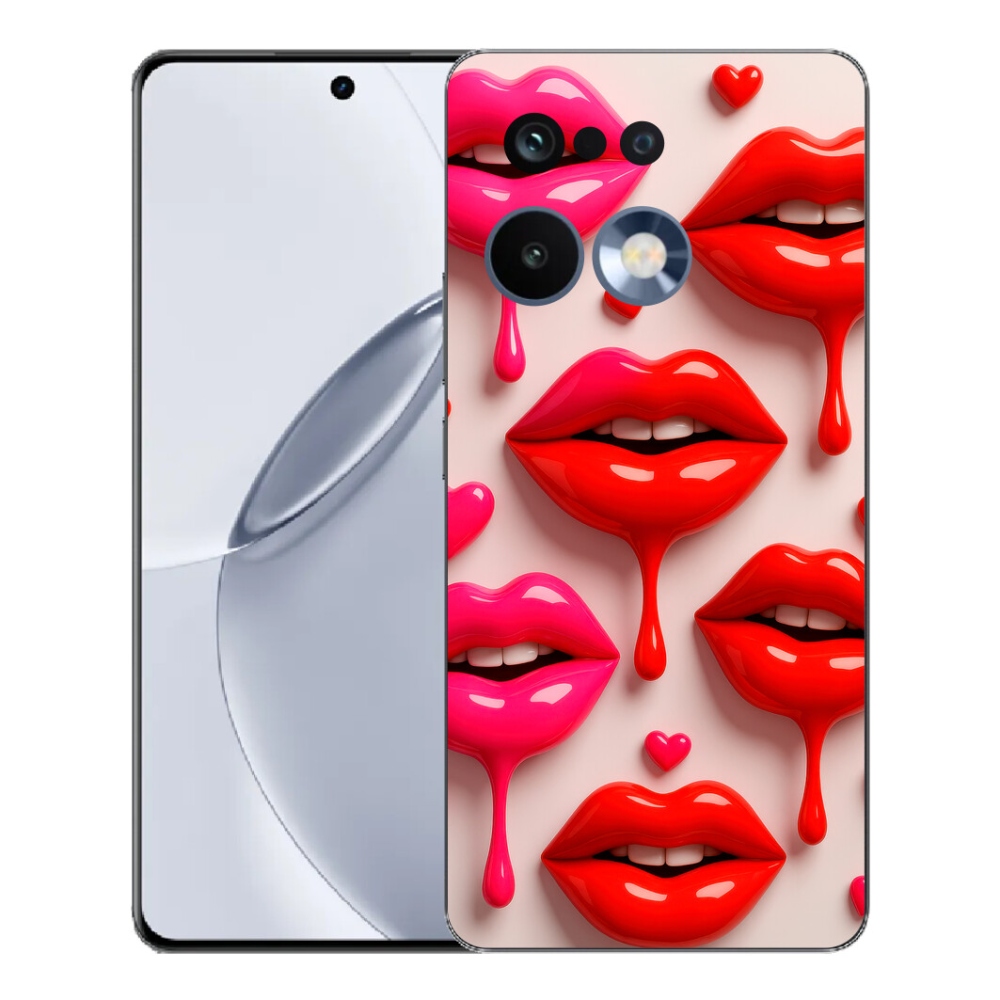 Gélový kryt mmCase na Realme 16 Pro+ - pery 2