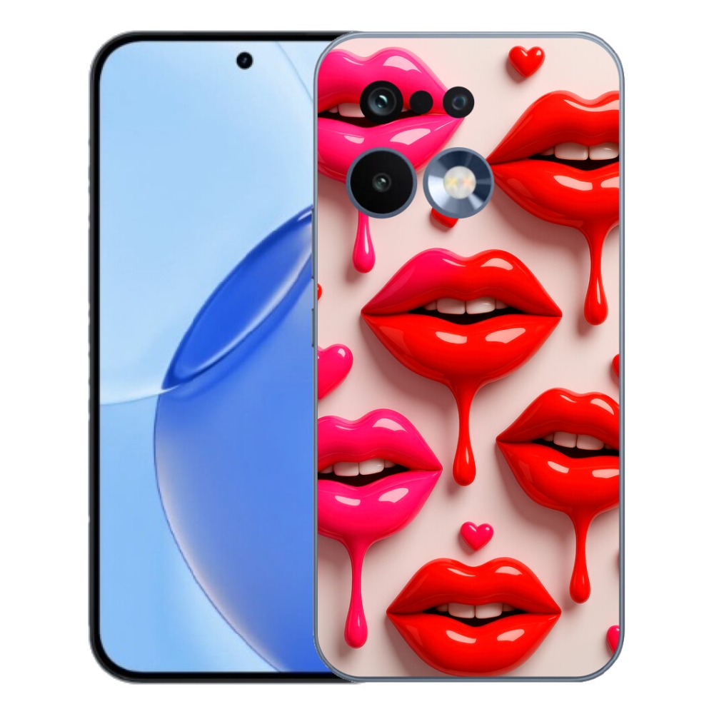 Gélový kryt mmCase na Realme 16 Pro - pery 2
