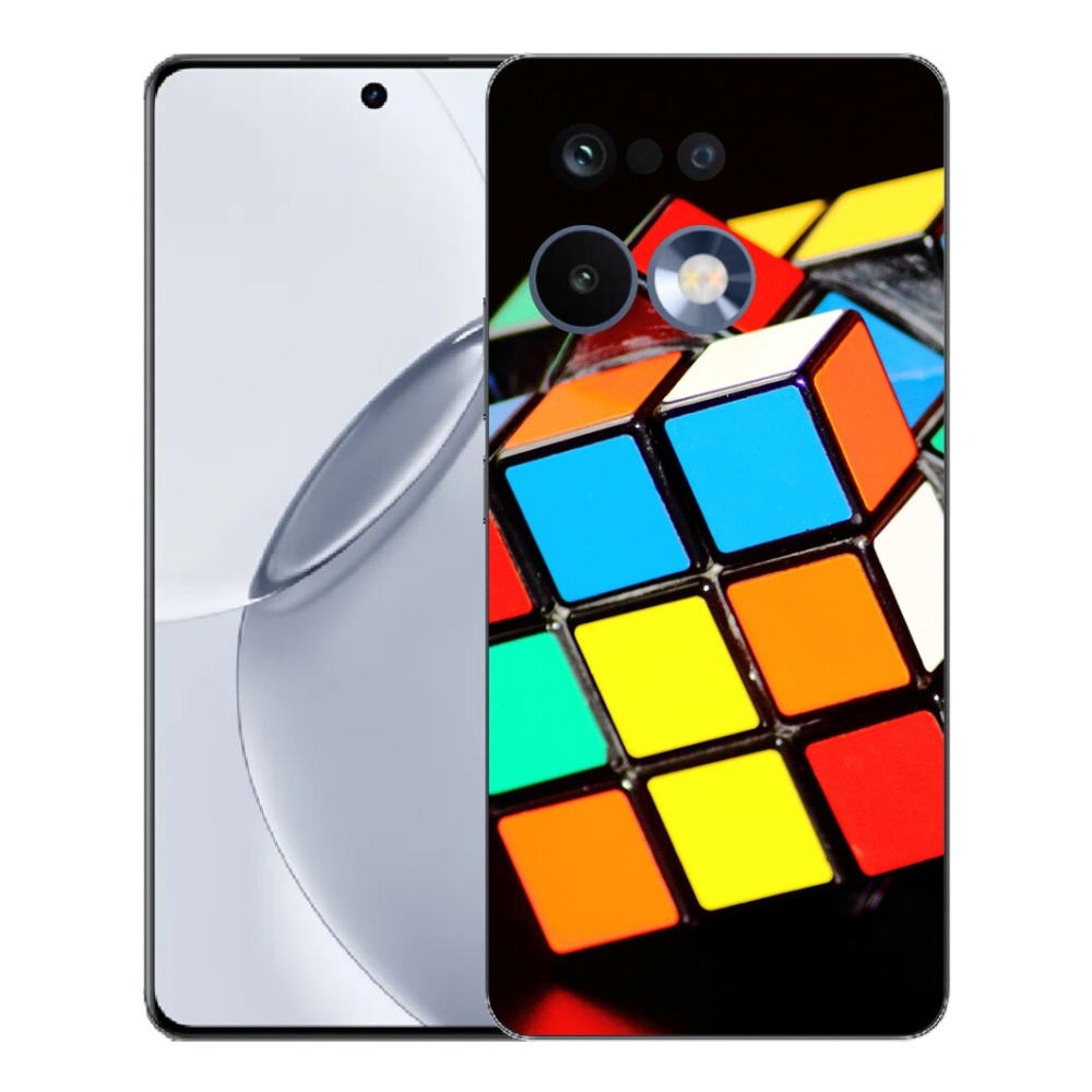 Gélový kryt mmCase na Realme 16 Pro+ - rubikova kocka