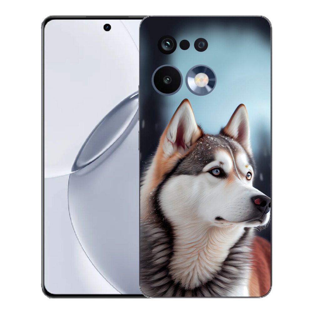 Gélový kryt mmCase na Realme 16 Pro+ - sibírsky husky