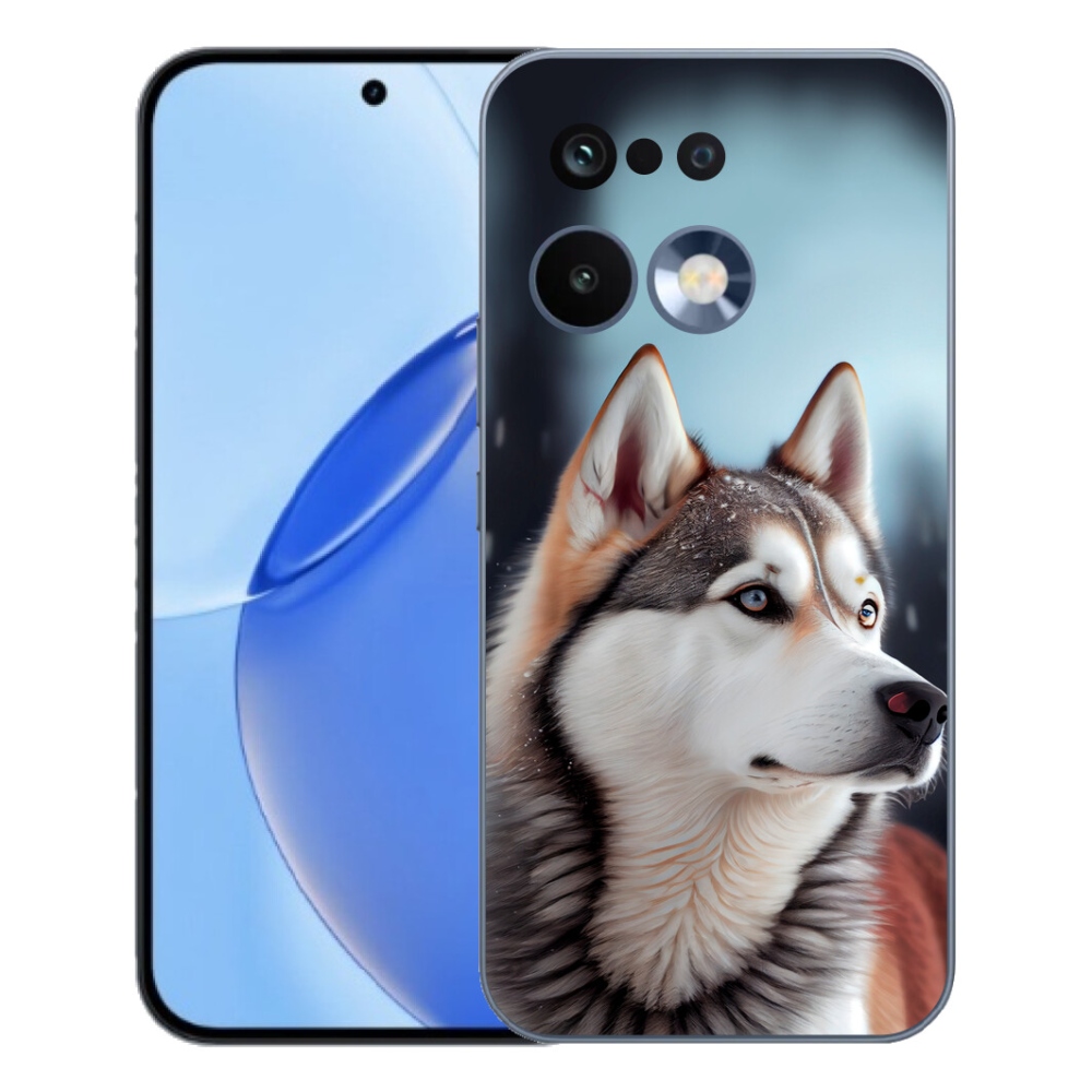 Gélový kryt mmCase na Realme 16 Pro - sibírsky husky