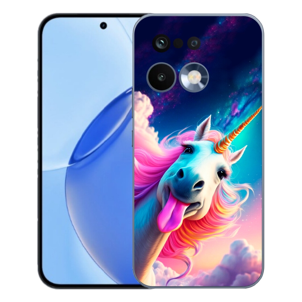 Gélový kryt mmCase na Realme 16 Pro - šialený jednorožec