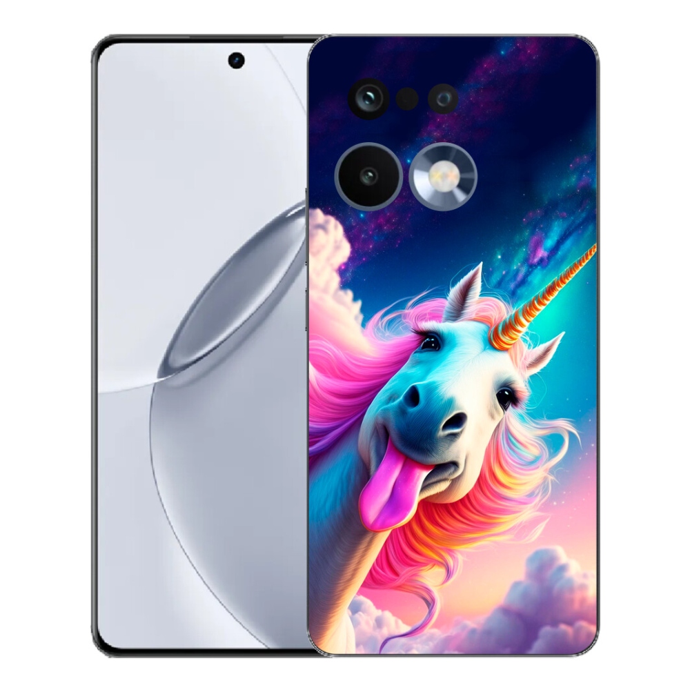 Gélový kryt mmCase na Realme 16 Pro+ - šialený jednorožec