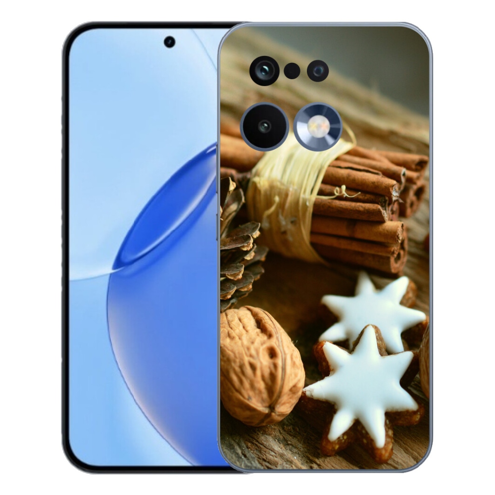Gélový kryt mmCase na Realme 16 Pro - škorica a perníčky
