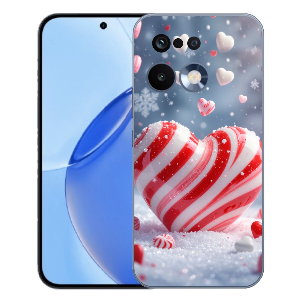 Gélový kryt mmCase na Realme 16 Pro - sladké srdce