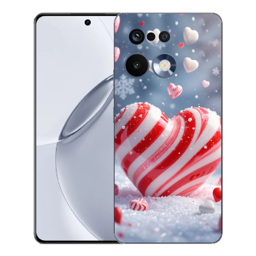 Gélový kryt mmCase na Realme 16 Pro+ - sladké srdce