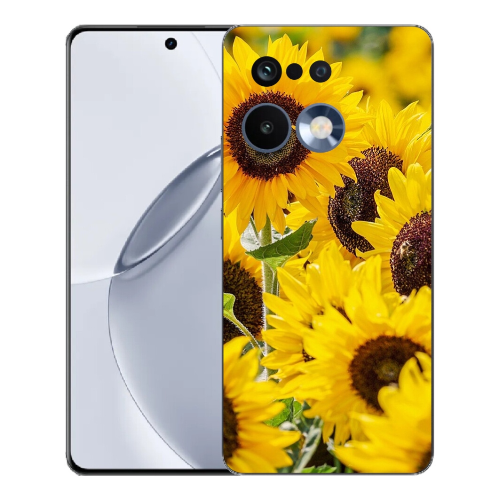 Gélový kryt mmCase na Realme 16 Pro+ - slnečnice