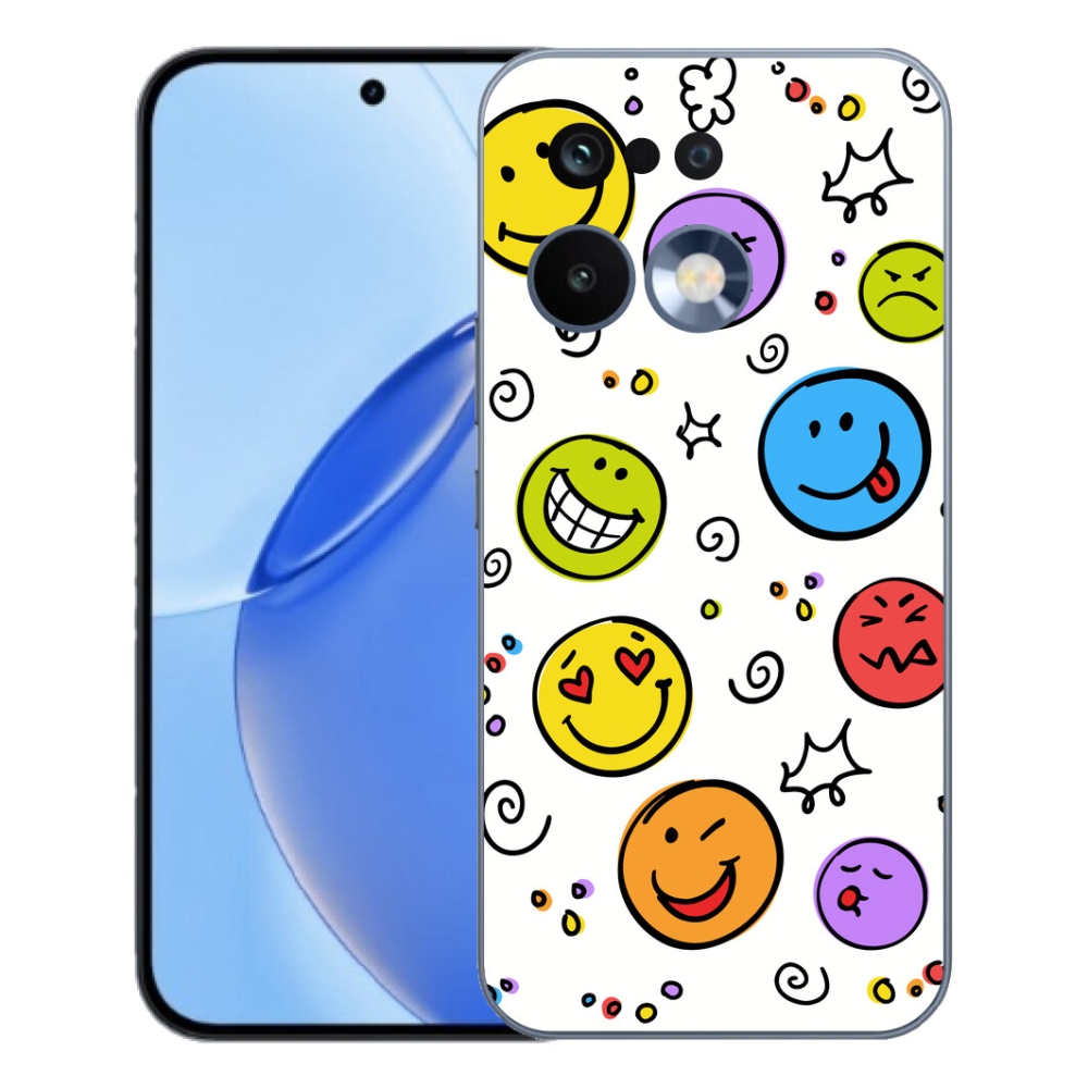 Gélový kryt mmCase na Realme 16 Pro - smajlíci