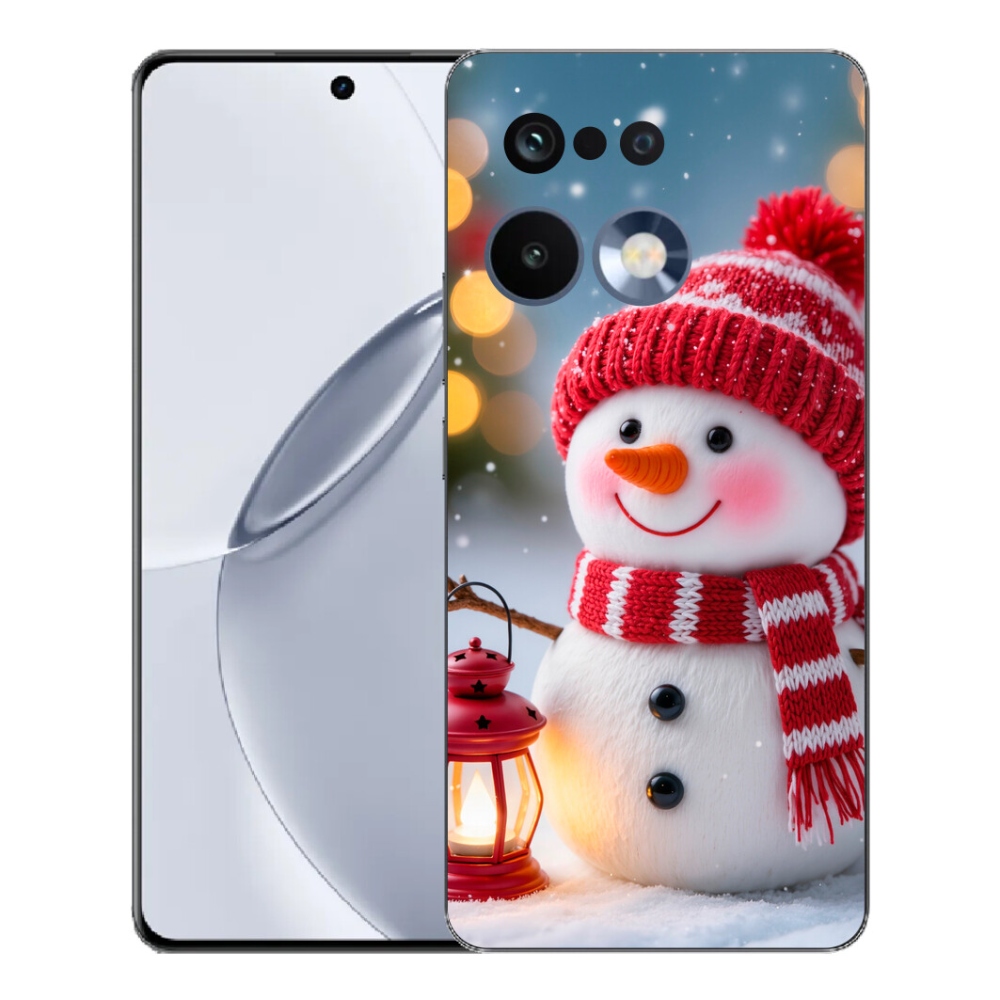 Gélový kryt mmCase na Realme 16 Pro+ - snehuliak 2
