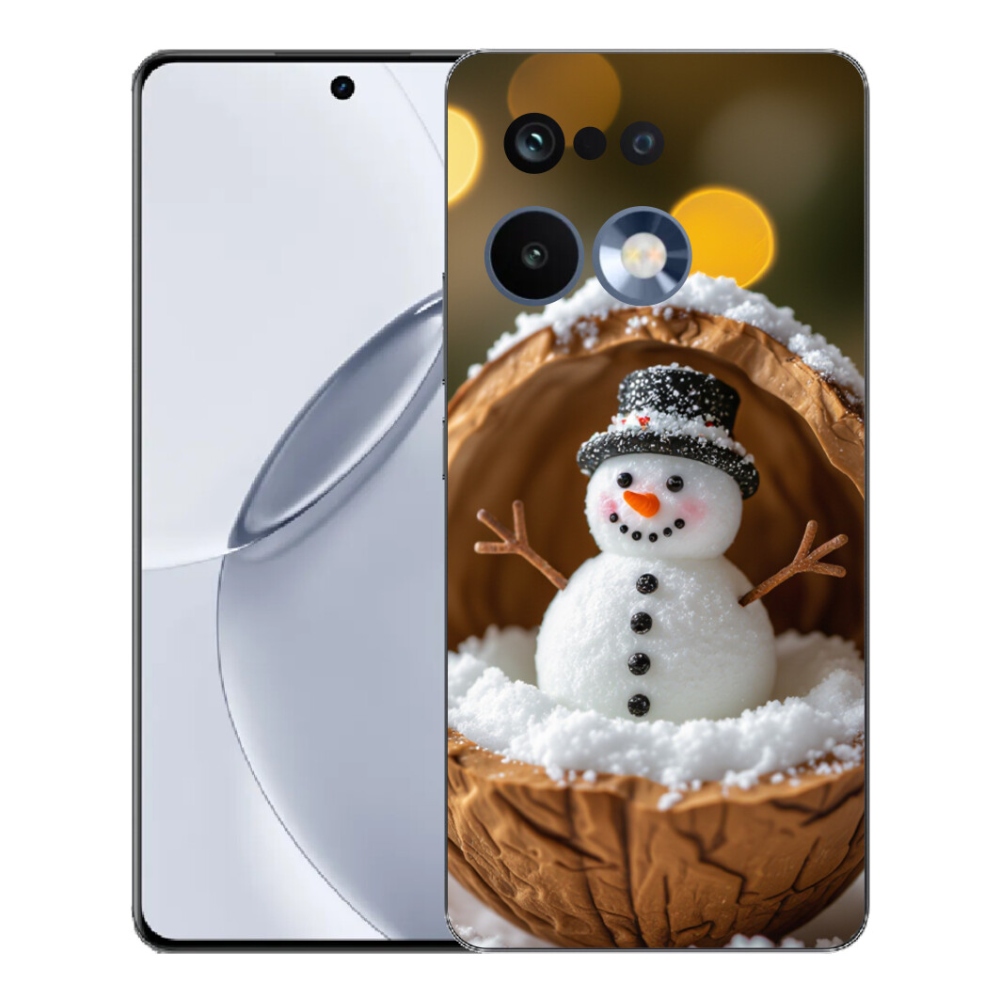 Gélový kryt mmCase na Realme 16 Pro+ - snehuliak 4