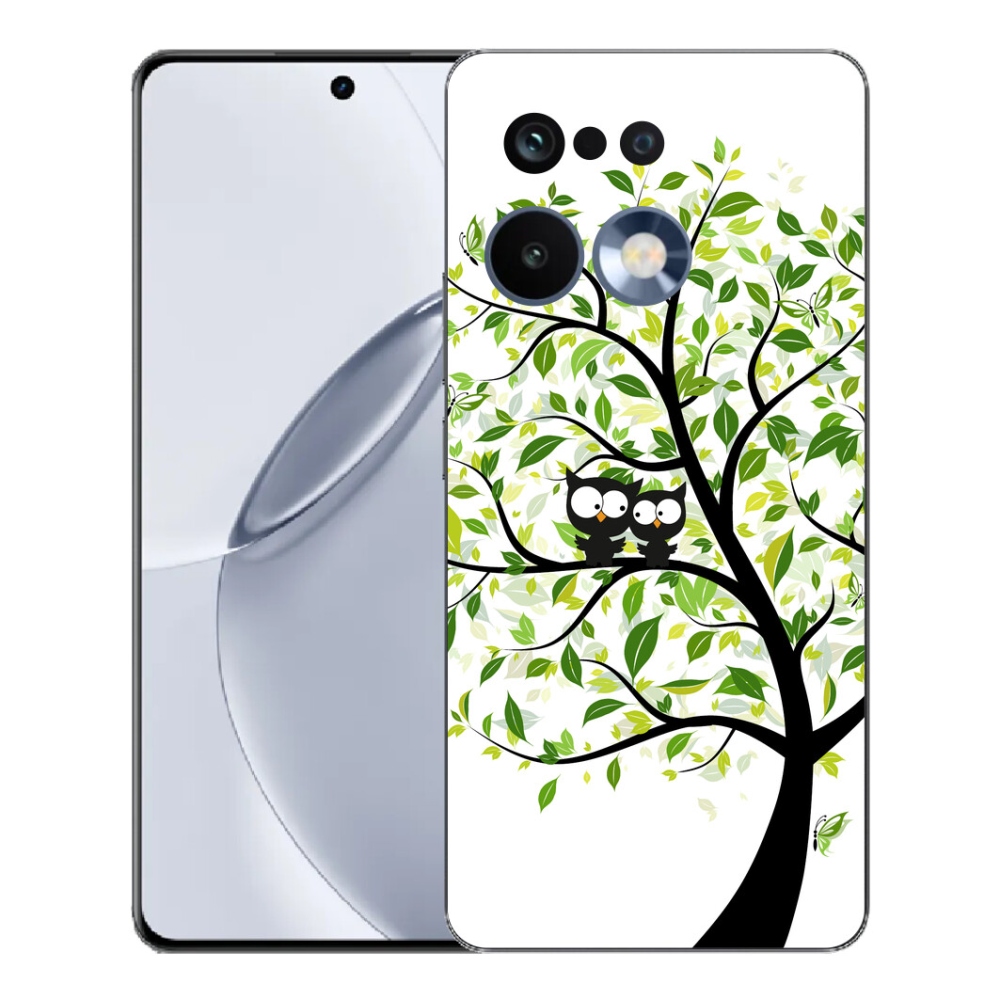 Gélový kryt mmCase na Realme 16 Pro+ - malej sovy na strome