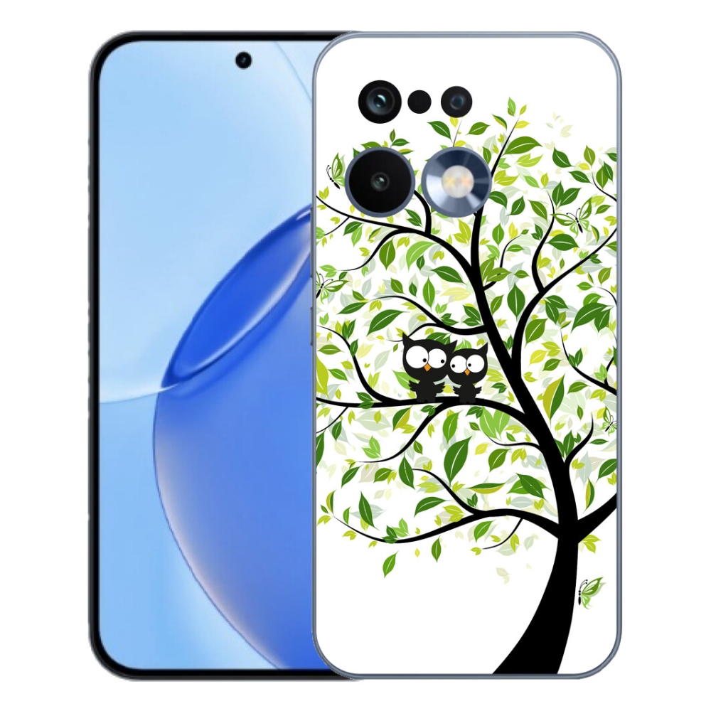 Gélový kryt mmCase na Realme 16 Pro - malej sovy na strome