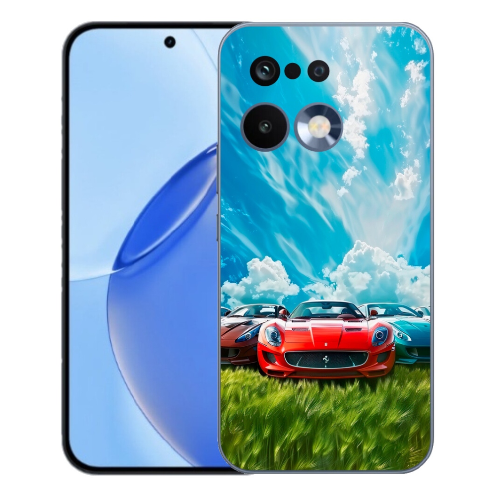 Gélový kryt mmCase na Realme 16 Pro - športové vozidlá