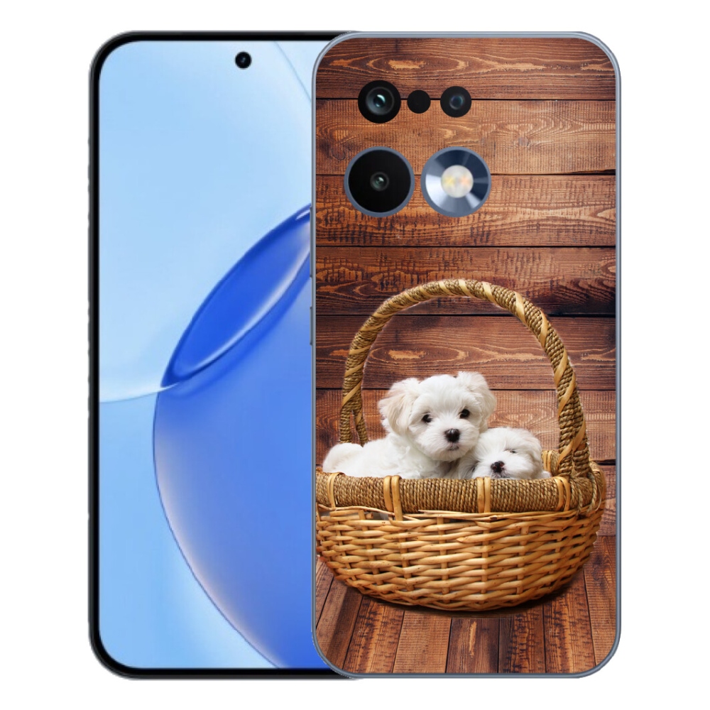 Gélový kryt mmCase na Realme 16 Pro - šteniatka