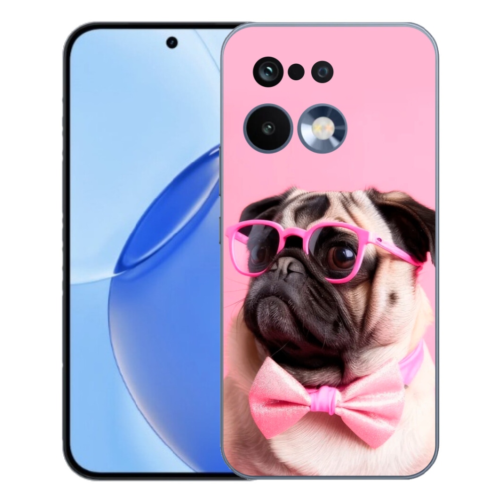 Gélový kryt mmCase na Realme 16 Pro - štýlový mops