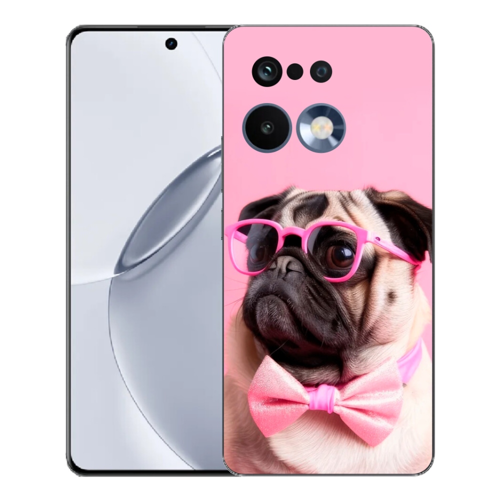 Gélový kryt mmCase na Realme 16 Pro+ - štýlový mops